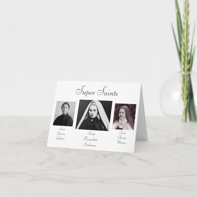 Super Saints Card (Front)