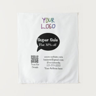 super sale business discount scan QR code details  Tapestry