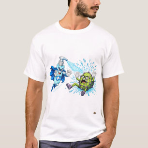 Super Sanitizer vs. Germ Monster T-Shirt