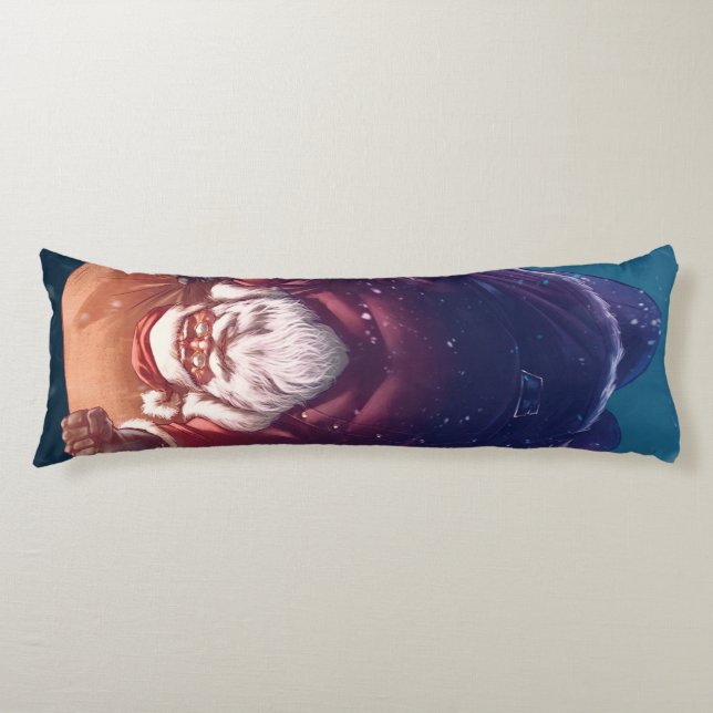 Super Santa Body Pillow (Front)