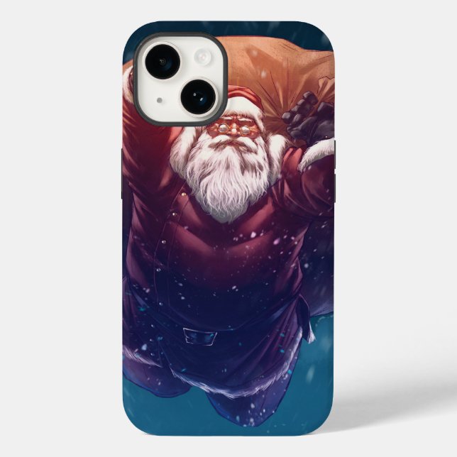 Super Santa Case-Mate iPhone Case (Back)