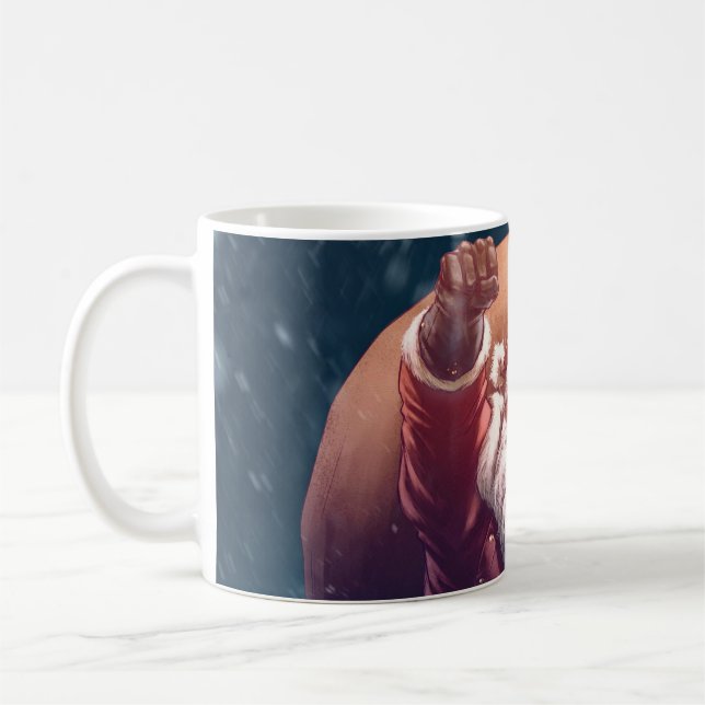 Super Santa Coffee Mug (Left)