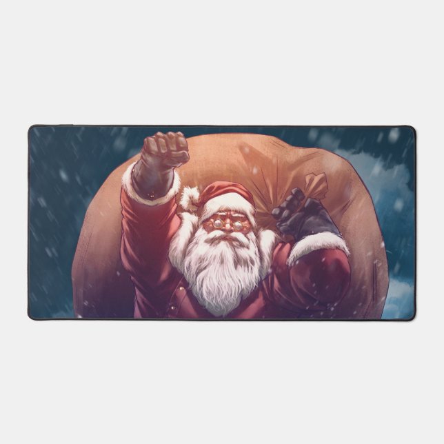 Super Santa Desk Mat (Front)