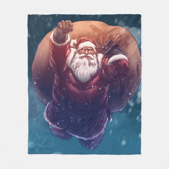 Super Santa Fleece Blanket (Front)