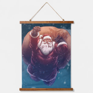 Super Santa Hanging Tapestry