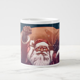 Super Santa Large Coffee Mug