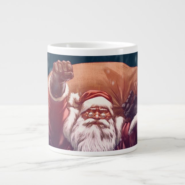 Super Santa Large Coffee Mug (Front)