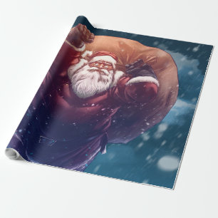 Super Santa Wrapping Paper