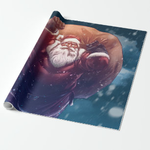 Super Santa Wrapping Paper