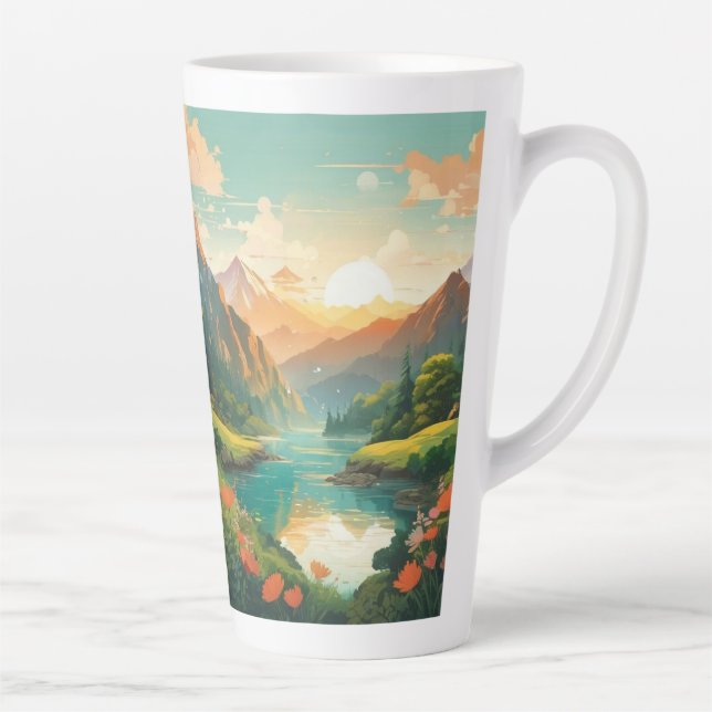 Super Sayan Latte Mug (Right)