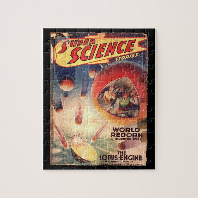 Super Science Stories v01 n01 (1940-03.Fictioneers Jigsaw Puzzle (Vertical)