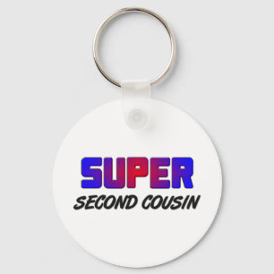 Super Second Cousin Keychain