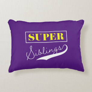 Super Sibling Accent Pillow