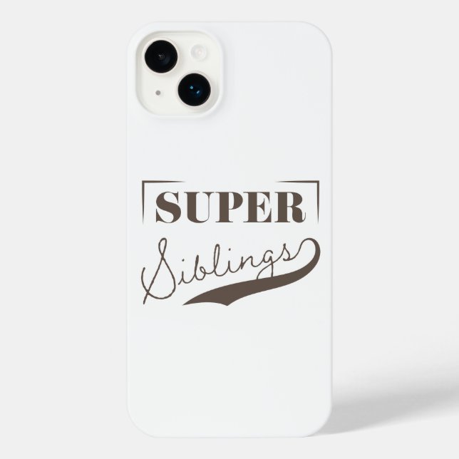 Super Sibling iPhone Case (Back)