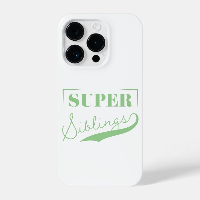 Super Sibling iPhone Case (Back)