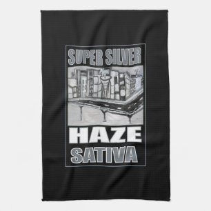 SUPER SILVER HAZE SATIVA KITCHEN TOWEL
