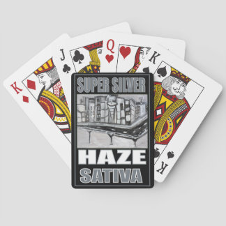 SUPER SILVER HAZE SATIVA PLAYING CARDS