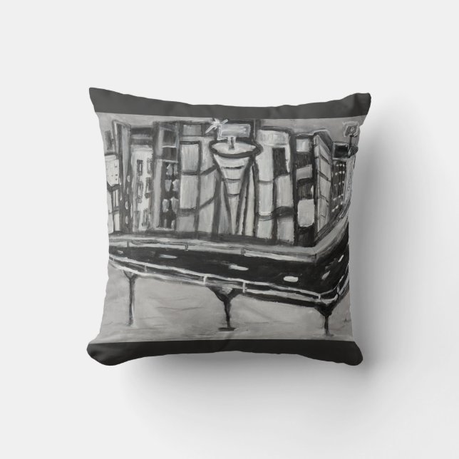 SUPER SILVER HAZE THROW PILLOW (Front)