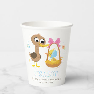 Super Simple   5 Little Ducks Boy Baby Shower Paper Cups