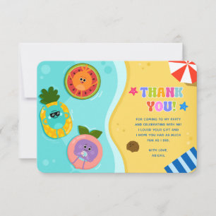 Super Simple Bumble Numbs Summer Birthday Thank You Card