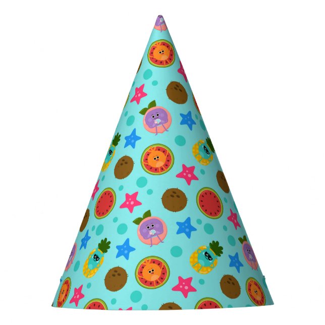 Super Simple | Bumble Nums Summer Birthday Party Hat (Front)