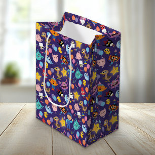 Super Simple Characters Birthday Pattern Medium Gift Bag