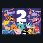 Super Simple Characters Festive Birthday Poster<br><div class="desc">Enhance your child's birthday celebration with this vibrant Super Simple Characters Festive Birthday Banner, featuring beloved characters like Noodle and Pals surrounded by colourful confetti and cheerful decorations. This lively design captures the joyful spirit of Super Simple Songs, creating the perfect party atmosphere. Fully customizable, this banner allows you to...</div>
