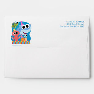 Super Simple   Finny the Shark Confetti Birthday Envelope