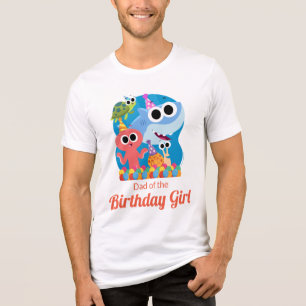 Super Simple   Finny the Shark Confetti Birthday Tri-Blend Shirt