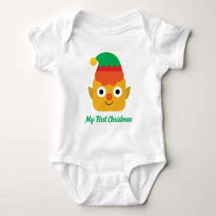 Super Simple Holiday Cheesy - My First Christmas Baby Bodysuit
