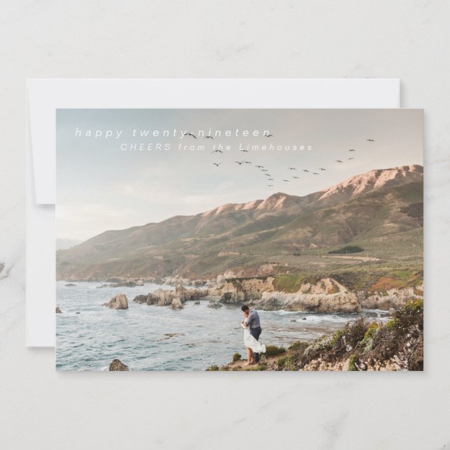 Super Simple New Year Holiday Card (Front)