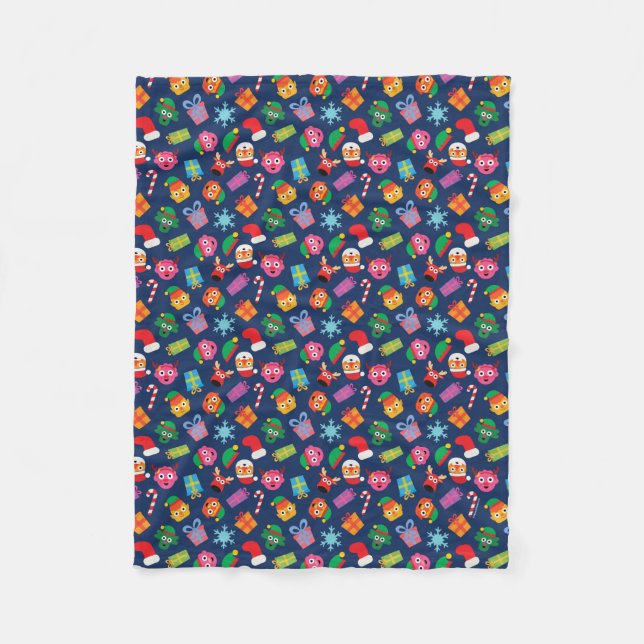 Super Simple Noodle and Pals Holiday  Fleece Blanket (Front)