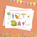 Super Simple | Rhymington Birthday Invitation<br><div class="desc">Make your little one’s birthday a lyrical celebration with this Super Simple Rhymington Birthday Invitation! Featuring vibrant, friendly characters and a playful design, this invitation sets the tone for a fun and musical party. Customize it with your party details to create an invitation that’s as unique as your celebration. Perfect...</div>