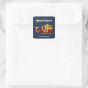 Super Simple Songs Rhymington Sleigh Ride Holiday Square Sticker