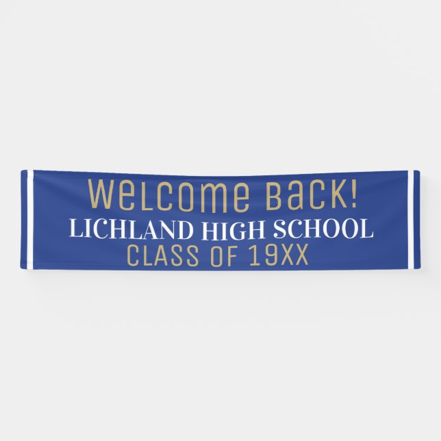Super Sized! CUSTOM Class Reunion banner (Horizontal)
