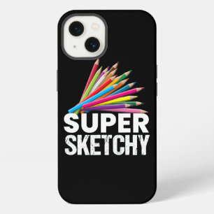 Super Sketchy I Drawing Artist Draftsman Sketching iPhone 13 Case
