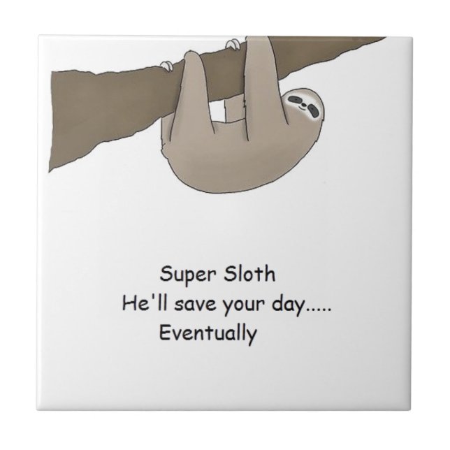 Super Sloth Hero Tile (Front)