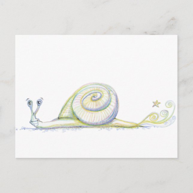 Super Snail Postcard (Front)