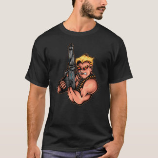 Super Soldier Action Hero Retro Gaming T-Shirt