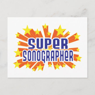 Super Sonographer Postcard