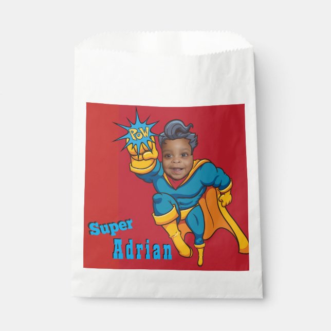 Super Special Kids 🌟 Greatest Superhero Favour Bag (Front)
