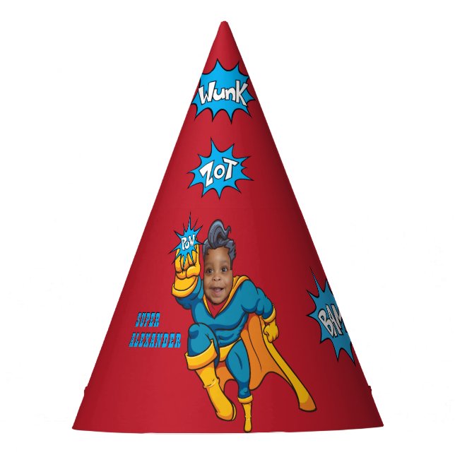 Super Special Kid's Greatest Superhero Party Hat (Front)