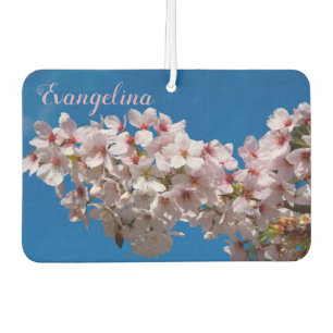 Super Spring Cherry Blossoms Sakura Custom Name Air Freshener