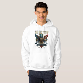 Super Star Eagle Emblem Hoodie
