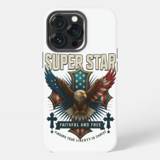 Super Star Eagle Emblem iPhone 13 Pro Case