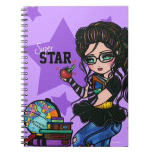 Super Star School Girl Smartie Notebook