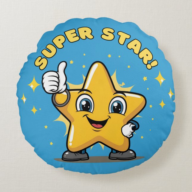 Super Star!, , Star Round Pillow (Front)