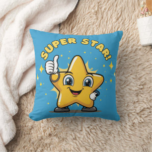 Super Star!, , Star Throw Pillow