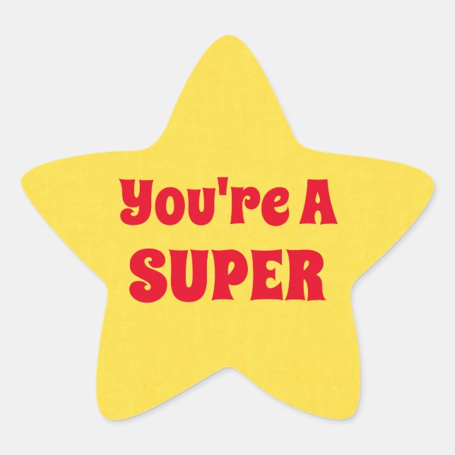 Super Star Sticker (Front)