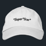 Super Star Top-Notch Fantastic High-Quality-Hat Embroidered Hat<br><div class="desc">Super Star Top-Notch Fantastic High-Quality-Hat Embroidered Baseball Cap. Introducing our exquisite Embroidered Hat – a true blend of style, comfort, and craftsmanship. This meticulously crafted accessory is designed to elevate your look while providing you with the utmost comfort. This Hat/Cap you can able to Edit or change the Text. Orders...</div>